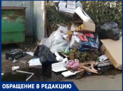 «Просто позорище»: в Краснодаре месяц не вывозят кучи мусора