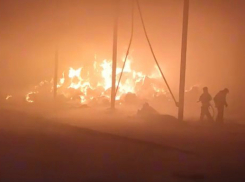 В Краснодаре произошел пожар повышенного ранга на молочной ферме