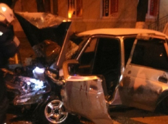 На Кубани автоледи на «Форде» протаранила ВАЗ 2110 