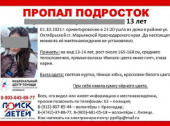 Исчезнувшую 13-летнюю девочку в Краснодарском крае нашли
