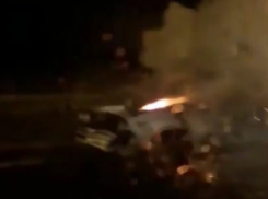 В Краснодаре в багажнике легковушки «пыхнули» баллоны с газом