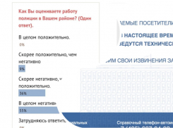 В целом не доверяю: полиция Краснодара удалила опрос о работе МВД