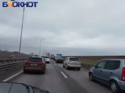 Автомобилисты создали пробку в 6 км на Восточном обходе Краснодара