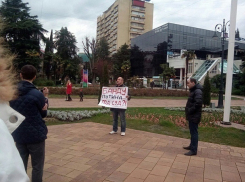 В Сочи митингующих задержали из-за «кражи», а обвинили в «оскорблении»