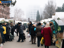 Ярмарки выходного дня отменили в Краснодаре из-за снегопада