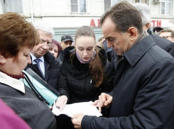 Вениамин Кондратьев приехал к жителям скандального Ростовского шоссе