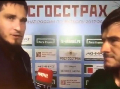 Футболисты «Краснодара» и «Ахмата» устроили драку в перерыве матча