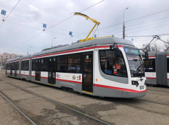 Последний трамвай из партии 2020 года прибыл в Краснодар 