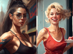  Нейросеть показала Краснодар и Сочи в образе девушек