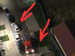В Краснодаре пожарная машина не смогла проехать к горящей высотке из-за автохамов