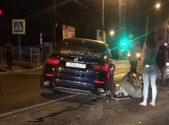 Гонки на дорогих автомобилях по ночному Новороссийску закончились «крутой» аварией