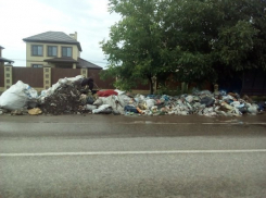  В пригороде Краснодара на остановках и трассе выросли огромные свалки 