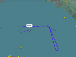 Самолёт-разведчик США кружит над морем вблизи Туапсе и Сочи