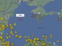 В Чёрном море с радаров исчез неизвестный самолёт