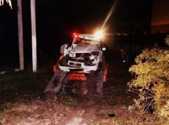 В Абрау-Дюрсо «БМВ» слетело с дороги и впечаталось в дерево