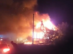 Заведение для умиротворенного отдыха сгорело на Кубани 