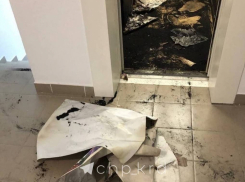 Появилось видео возгорания электросамоката в лифте краснодарской высотки
