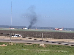 В аэропорту Краснодара горел самолет