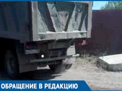 Грузовик, сбросивший строительный мусор в реку Кубань, смутил краснодарку