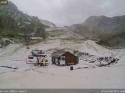 В Сочи выпал первый снег