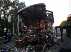 МВД: водитель попавшего в ДТП под Горячим Ключом автобуса мог уснуть за рулем