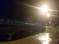 В Краснодарском крае река Афипс поднялась до опасной отметки