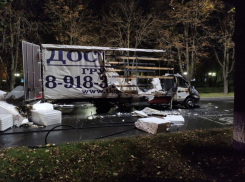 Из-за сгоревшей «Газели» на Красной в Краснодаре образовалась огромная пробка 