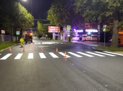 В Краснодаре обновили более 3 километров дороги на участке улицы Фадеева