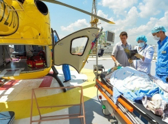 На Кубани пострадавшую в ДТП доставили на вертолете в Краснодар