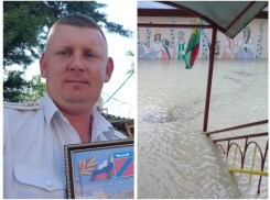 Инспектор ДПС на руках вынес 13 детей из тонувшего садика в Туапсе