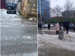 «Почти на коленях ползла на работу»: жители жалуются на костоломный гололед в Краснодаре 