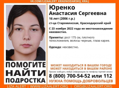 В Краснодарском крае снова пропал подросток