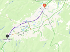 Гигантская пробка образовалась под Горячим Ключом к Чёрному морю