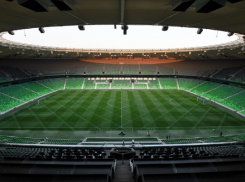  На стадионе «Краснодар» изменили дизайн поля 