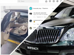 Краснодарец на Maybach попал на видео во время перевозки тротуарной плитки