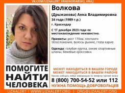 В Краснодаре две недели разыскивают молодую женщину