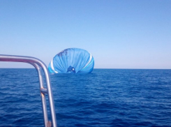  Воздушный шар упал в Черное море в Сочи 