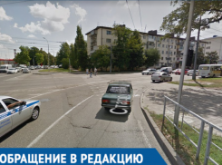  Житель Краснодара пожаловался на опасный пешеходный переход 