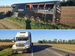 Девять студентов пострадали в ДТП с автобусом на Кубани
