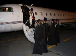 Благодатный огонь прибыл в Краснодарский край