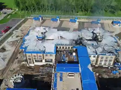 В Кореновске строители из-за спешки чуть не сожгли детский сад. Огонь тушили 4,5 часа