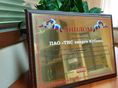 «ТНС энерго Кубань» удостоено специального диплома главного отраслевого конкурса