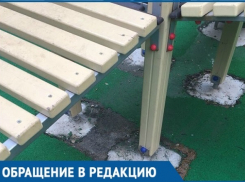 «Благоустроенная» детская площадка Краснодара рушится на глазах