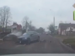 «Шансов у «Х6» не было»: в Краснодаре авария с немецким авто попала на видео