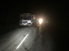 На Кубани автобус насмерть сбил пешехода