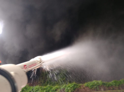 Крупный пожар на складе произошел в Краснодаре