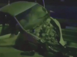 Немецкий автомобиль разворотило по дороге из Красной Поляны в Сочи