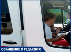 Краснодарку возмутила стоящая на автобусной остановке скорая