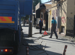 В центре Краснодара отключили электричество из-за обрыва кабеля