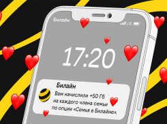 Российские семьи поделились полумиллиардом гигабайт в сети Билайна